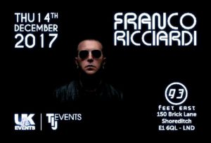 FRANCO RICCIARDI live in London